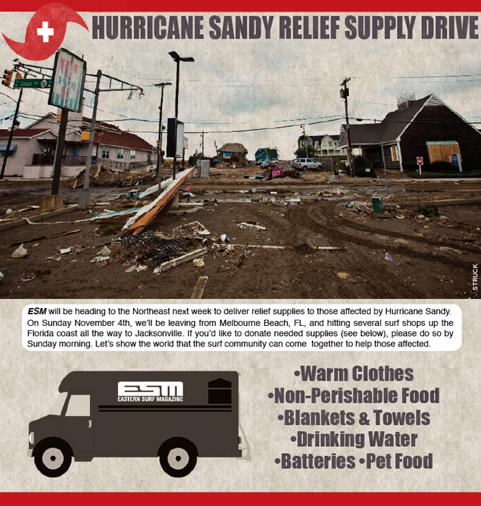 Hurricane Sandy Relief Drive