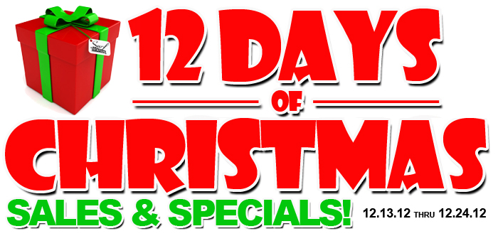 12 Days of Christmas SALES!