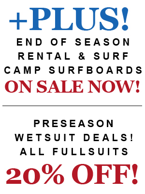Preseason Wetsuit Sale!