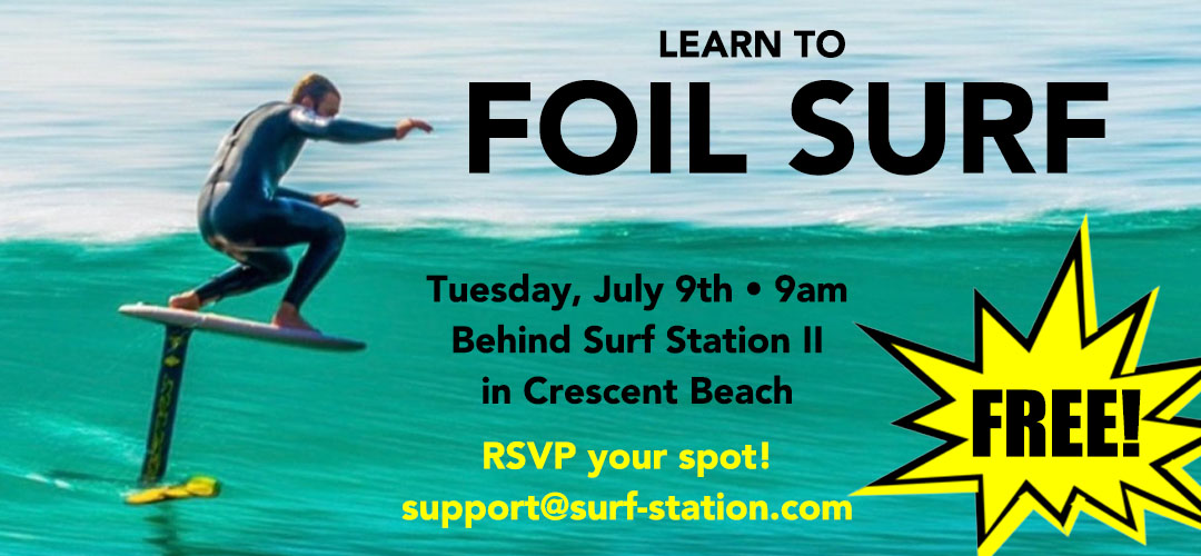 foil surf slider ad - Surf Station Surf Report